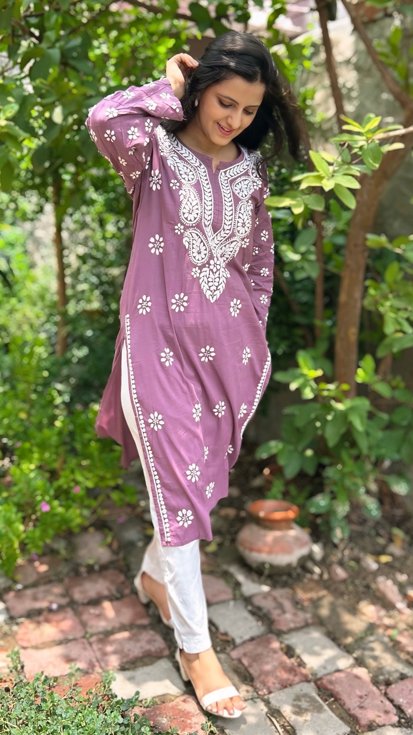Cotton Chikankari Kurta