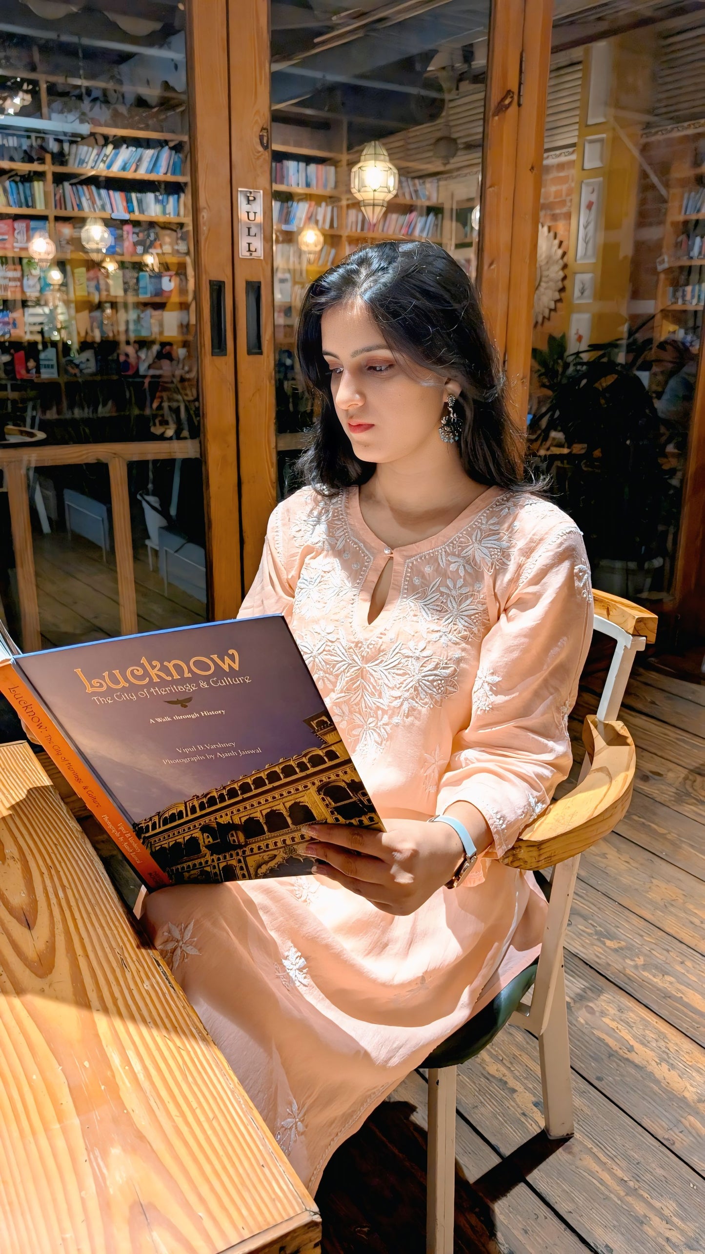 Fiza Chikankari Modal Cotton Kurta