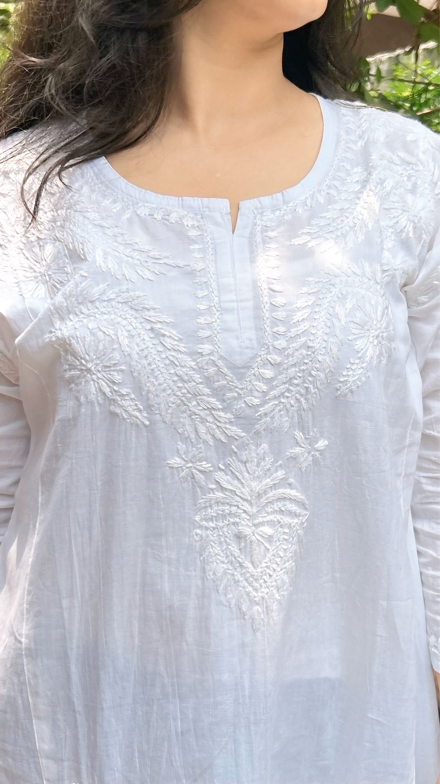 Cotton Chikankari kurti