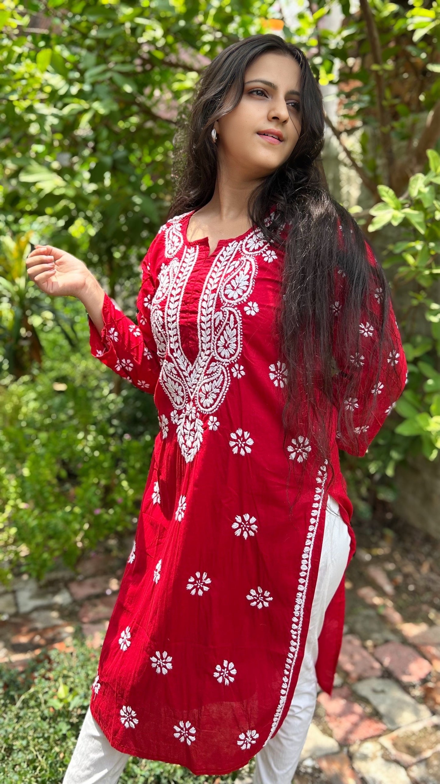 Cotton Chikankari Kurta