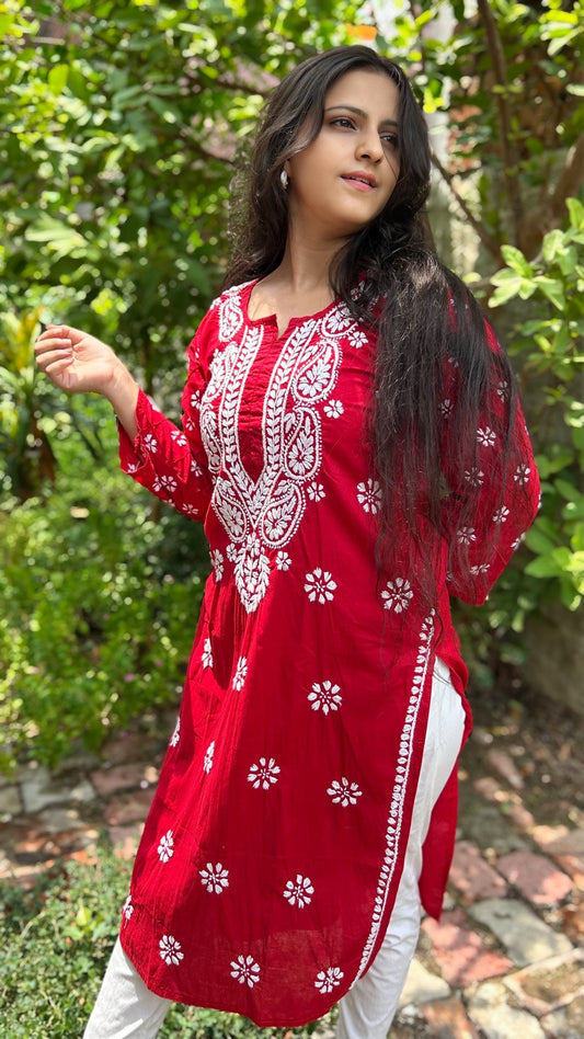Cotton Chikankari Kurta