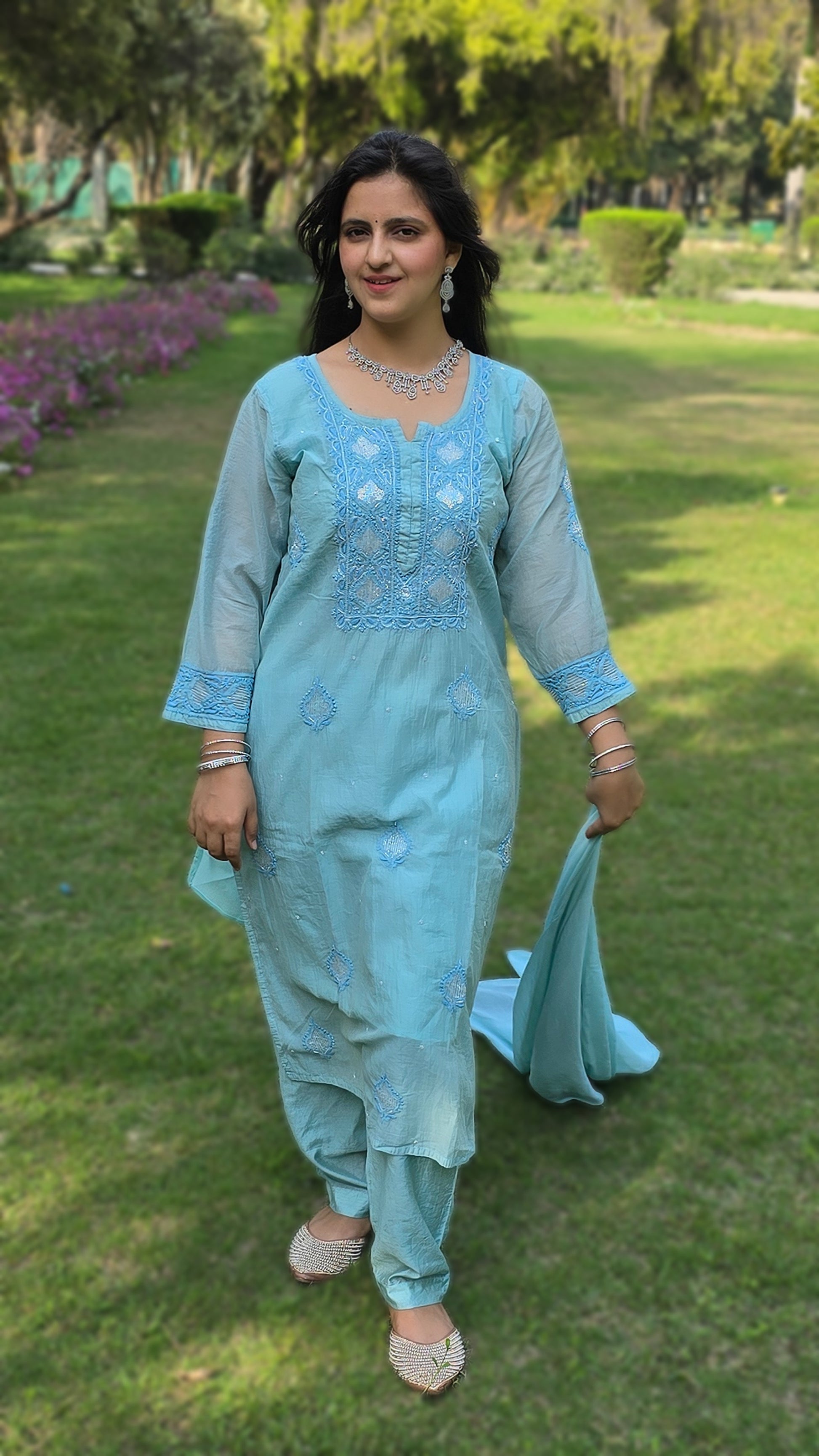 Handmade chikankari