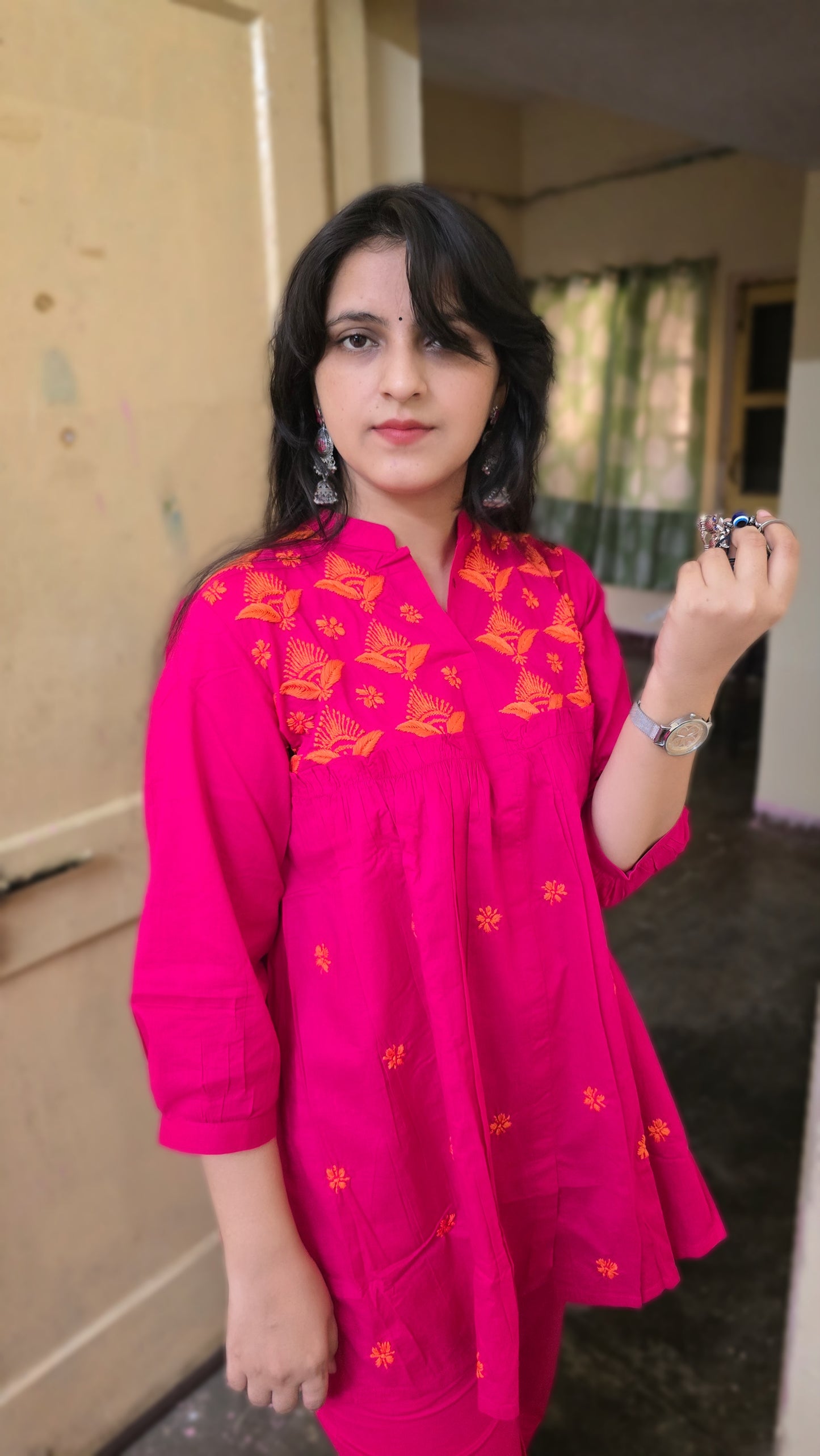 Cotton Chikankari Cord Set