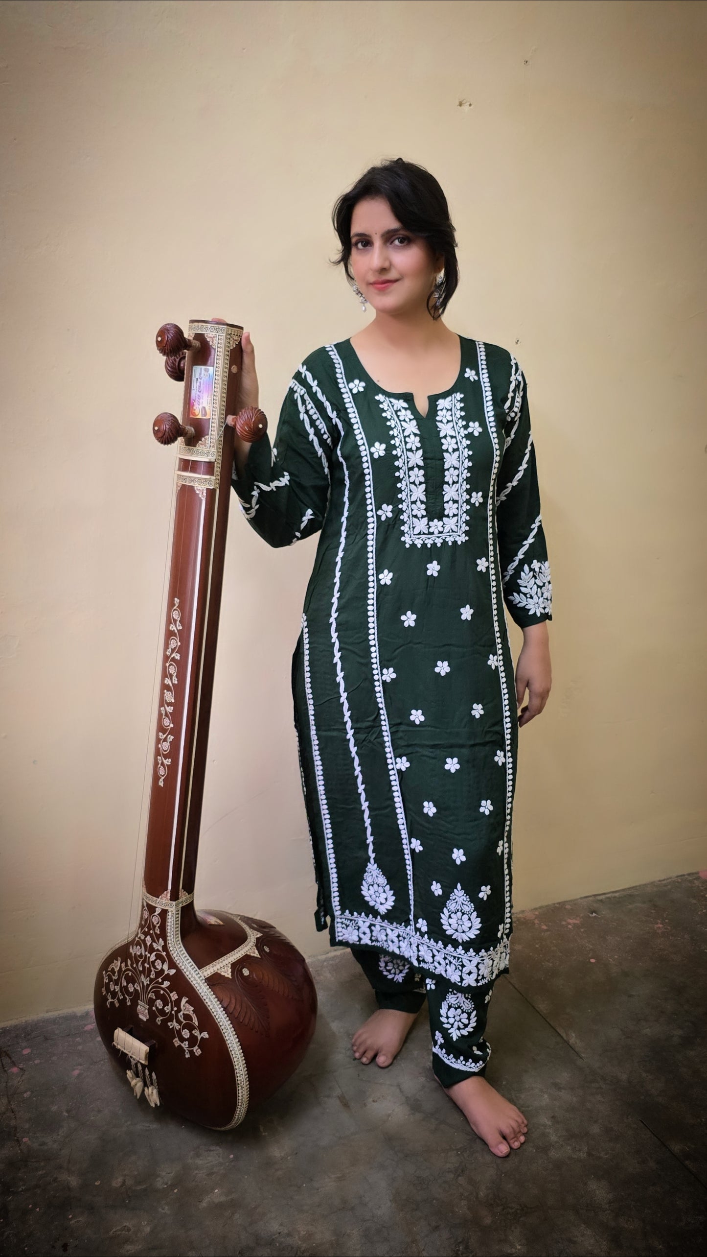 Chikankari Kurta plazzo set 