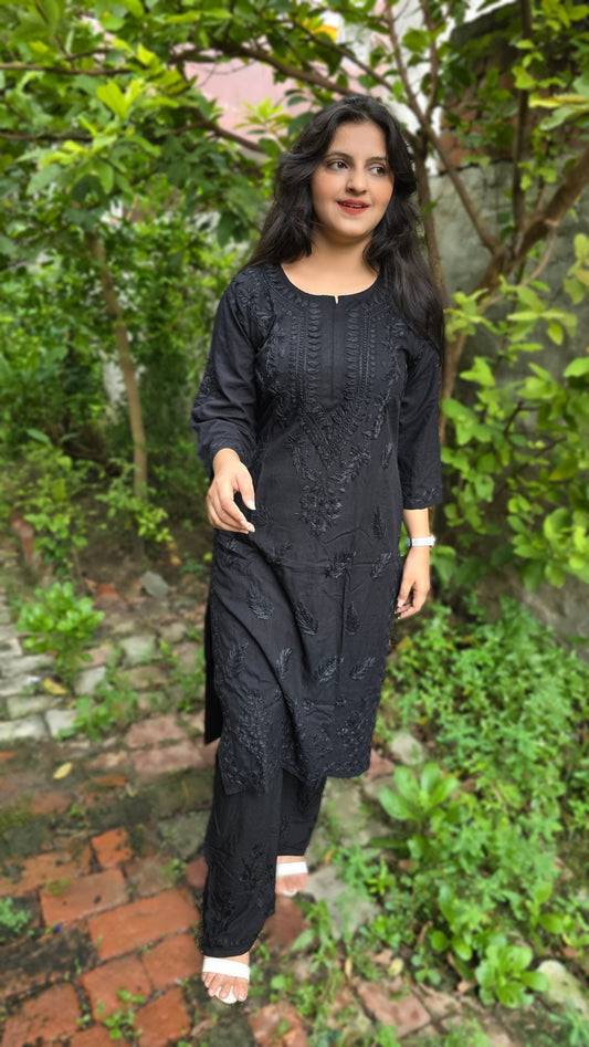Rayon Chikankari kurta set